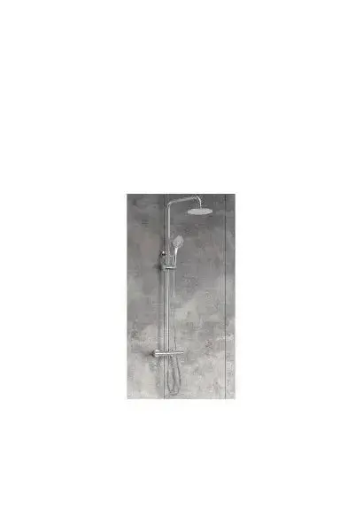 Barra de ducha termostática hecha de acero inoxidable con acabado cromado Eco-kent de Imex