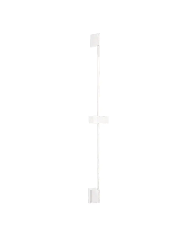 Barra deslizante vertical para ducha de latón con acabado blanco mate TRES