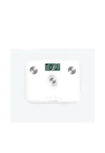 Báscula de baño con pulsador surface precision ecopower 10100 full healthy white de Cecotec