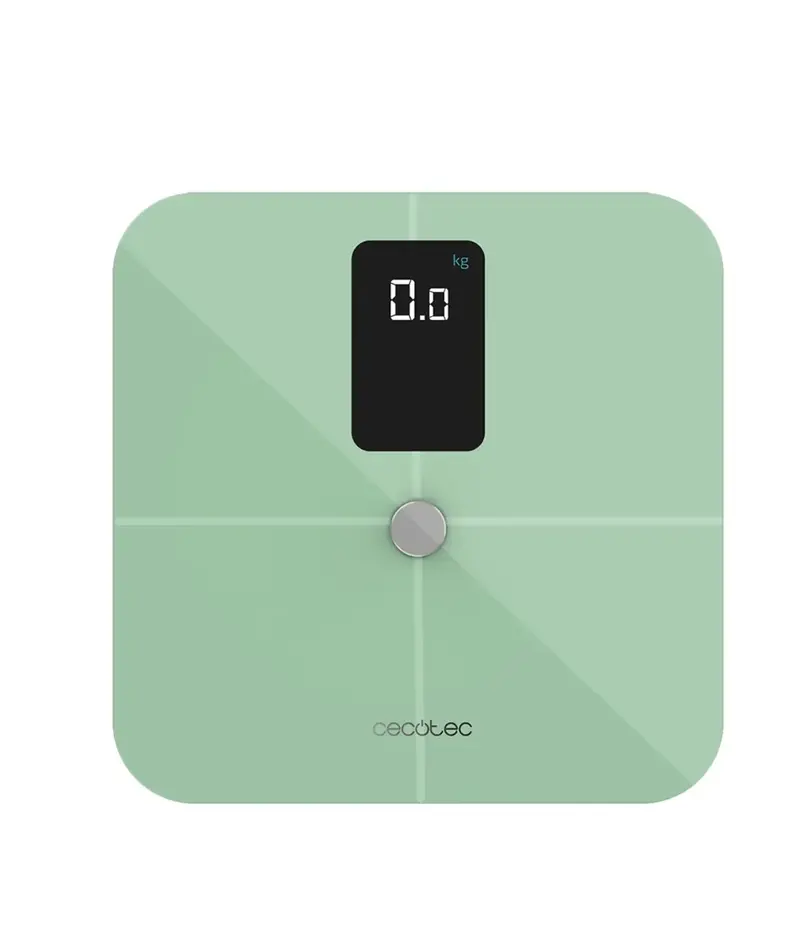 Báscula de baño Smart precisión 10400 con medición de Bioimpedancia y APP para salud integral Cecotec