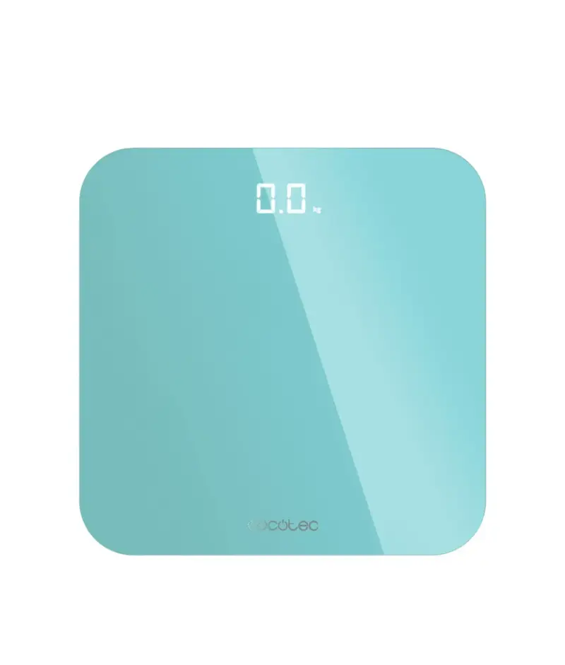 Báscula Digital USB con Pantalla LED Invisible y precisión avanzada 180kg Cecotec