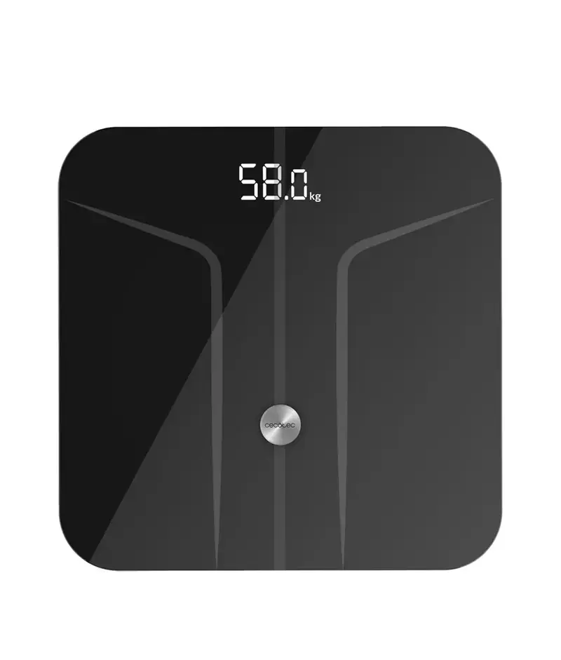 Báscula Smart con Bioimpedancia y Conectividad Bluetooth para un análisis corporal integral Cecotec