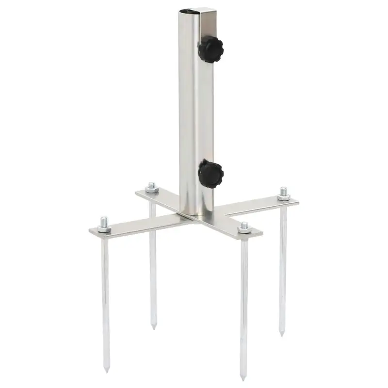Base de Sombrilla con estacas de suelo acero Ø32-38 mm