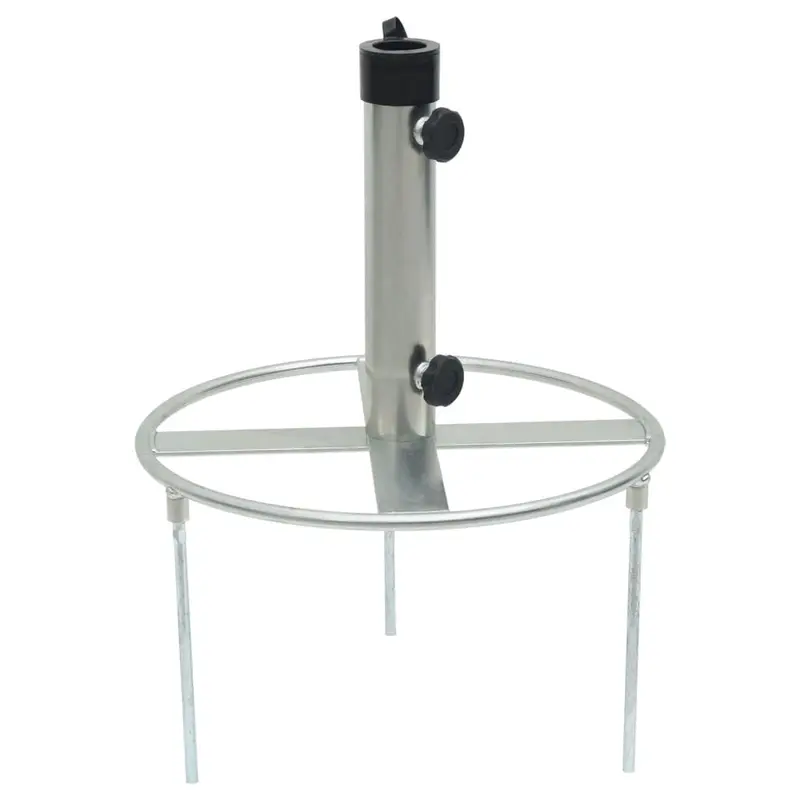 Base de sombrilla con estacas de suelo acero Ø38/48 mm
