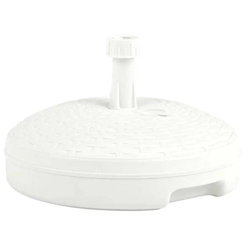 Base de sombrilla rellenable arena/agua ratán de plástico 20 L