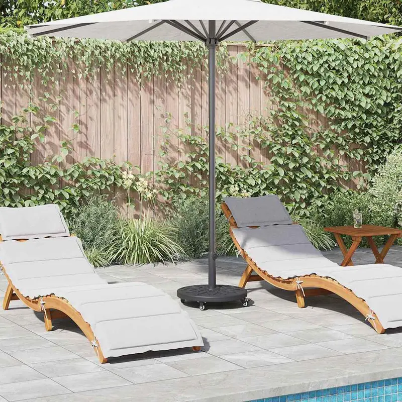 Base para sombrilla Art Deco Negro Ø 45 x 39,5 cm Hierro