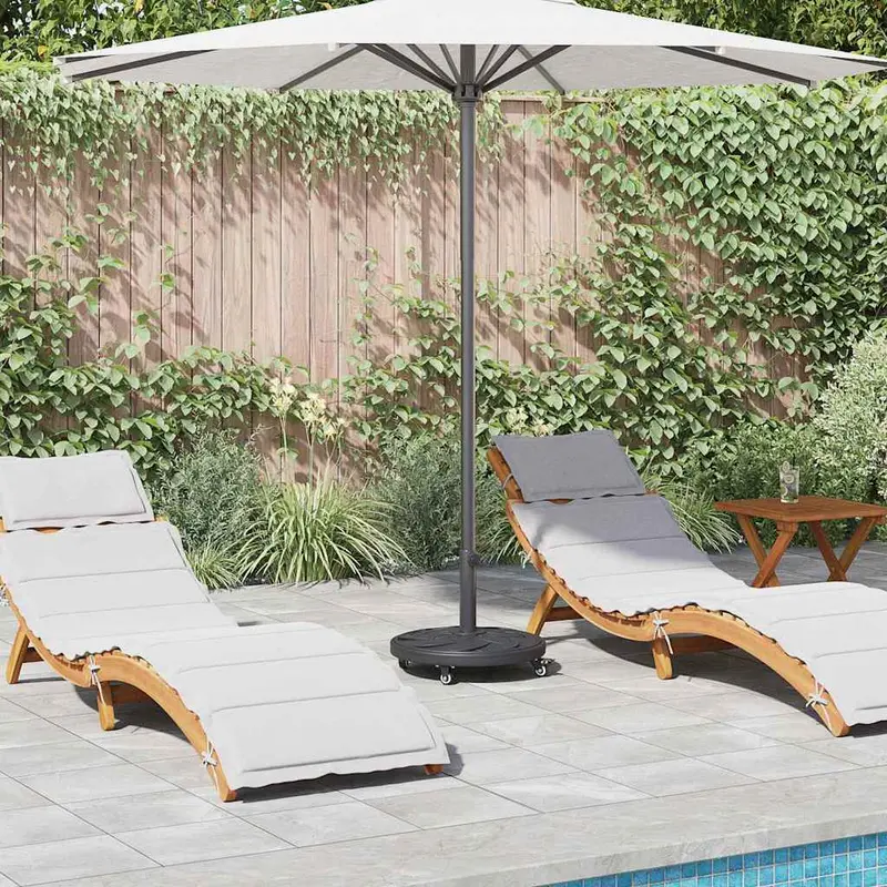 Base para sombrilla Art Deco Negro Ø 45 x 39,5 cm Hierro