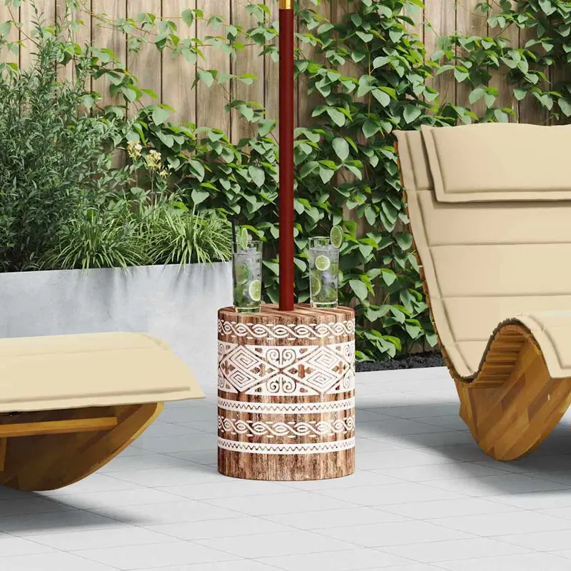 Base para sombrilla lavado Ø34 x 40 cm Madera sólida