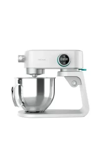 Batidora amasadora de 800 w hecha en aluminio fundido con 8 velocidades twist&fusion 4000 luxury white de Cecotec