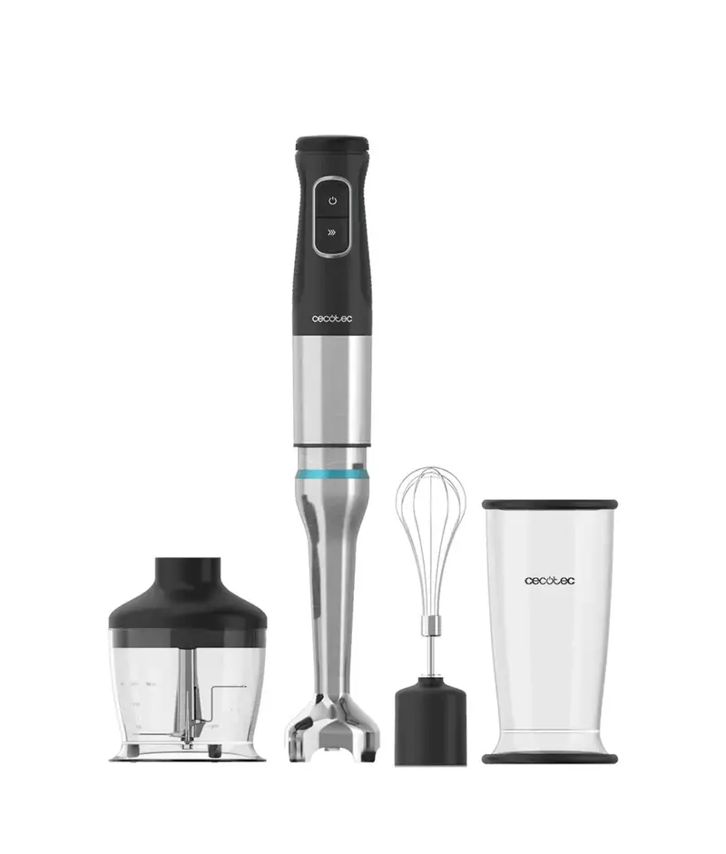 Batidora de Mano 1200W con Cuchillas de Titanio y Sistema PerreoMove de Cecotec
