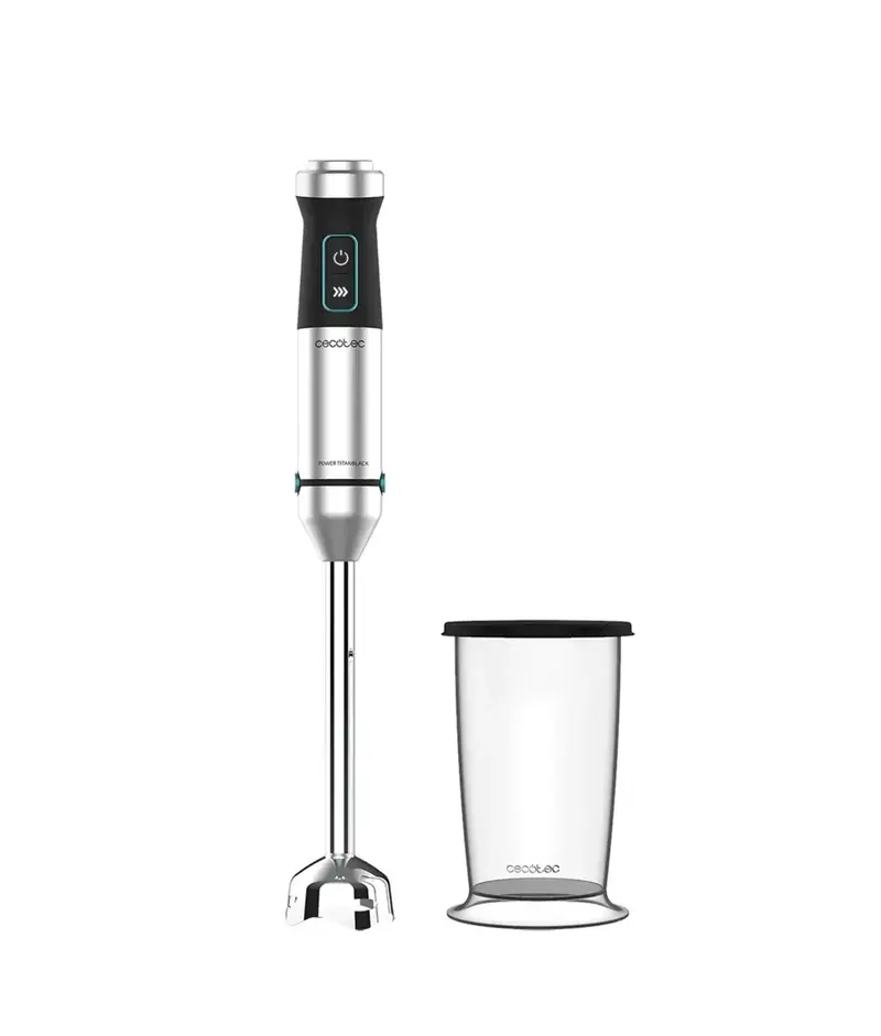 Batidora de Mano 1500W con CrossBlades y Función Turbo - Potencia y Precisión de Cecotec