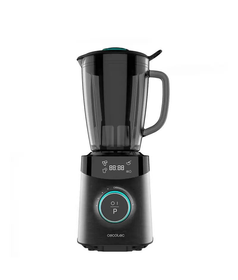 Batidora de Vaso 1800W con Cuchillas de Titanio y Jarra de Vidrio 1.8L de Cecotec