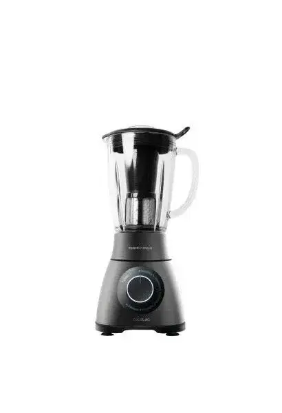 Batidora de vaso hecho en vidrio fundido de 1,8 l y 5 velocidades power black titanium 2500max perfectmix de Cecotec