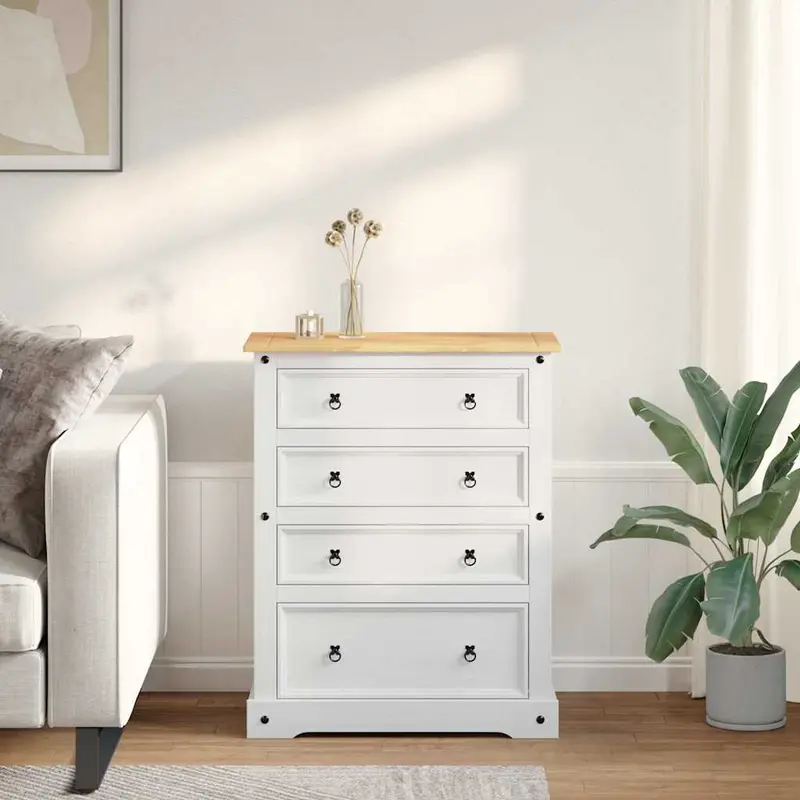 Baúles de almacenamiento con cajón Corona 92 x 48 x 114 cm