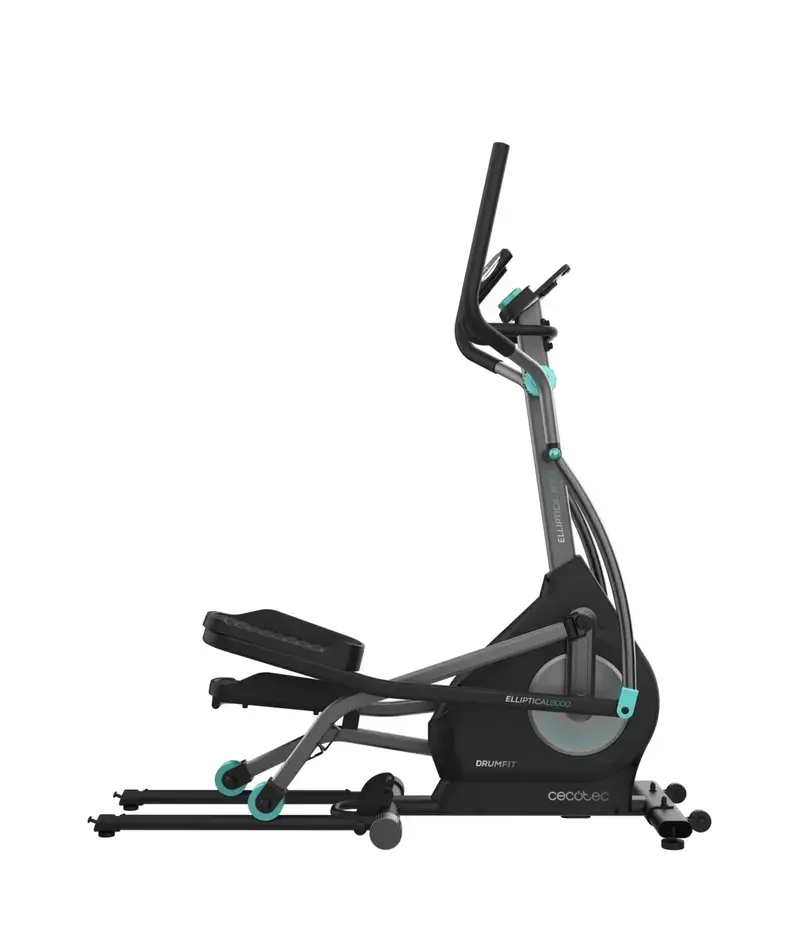Bicicleta Elíptica plegable con resistencia magnética y APP para entrenamiento en casa Cecotec