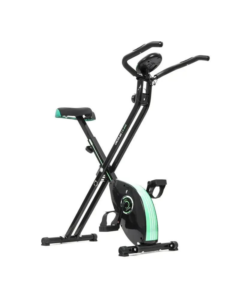 Bicicleta Estática plegable x bike compacta silenciosa y ergonómica para casa Cecotec