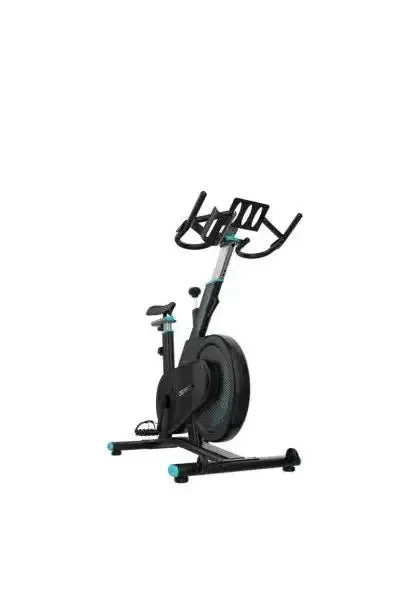 Bicicleta Indoor Estática con resistencia magnética en color negro DrumFit Indoor 7000 Magno Connected Cecotec