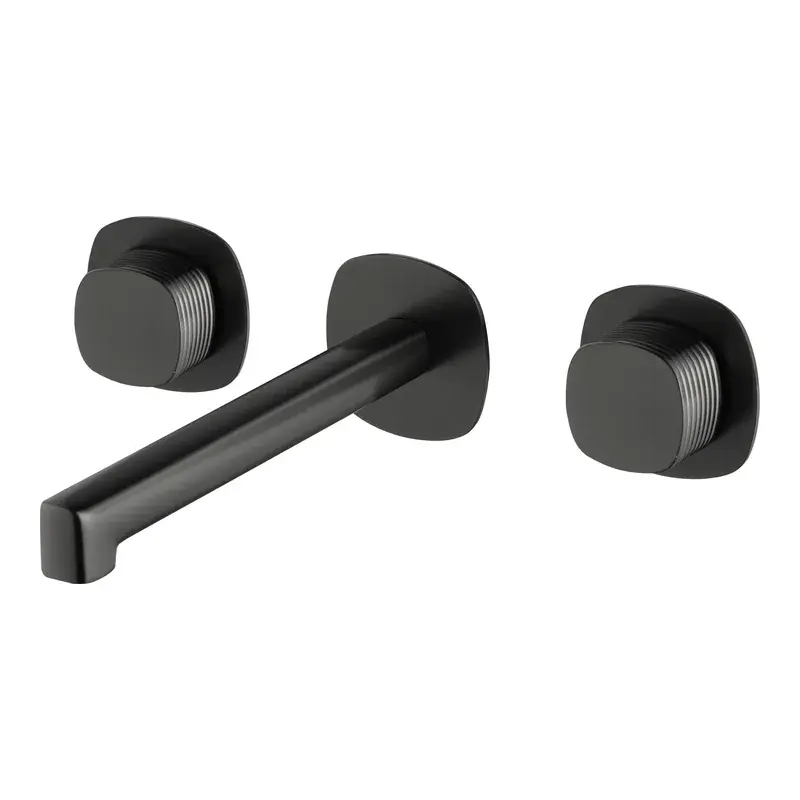 Bimando empotrado lavabo Firenze black gun metal Imex