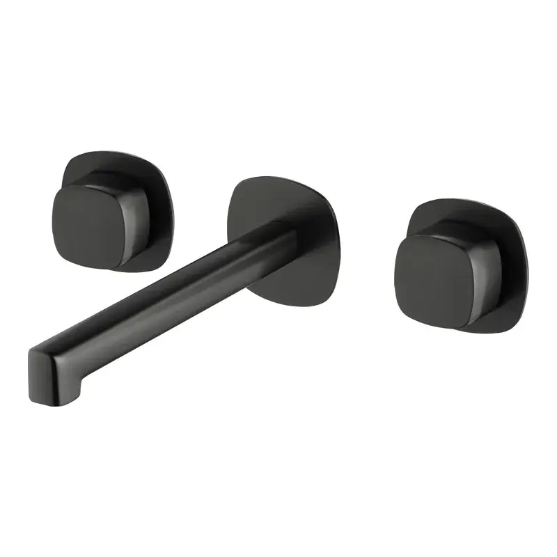 Bimando empotrado lavabo Toscana black gun metal Imex