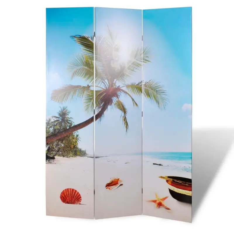 Biombo divisor plegable 120x170 cm playa