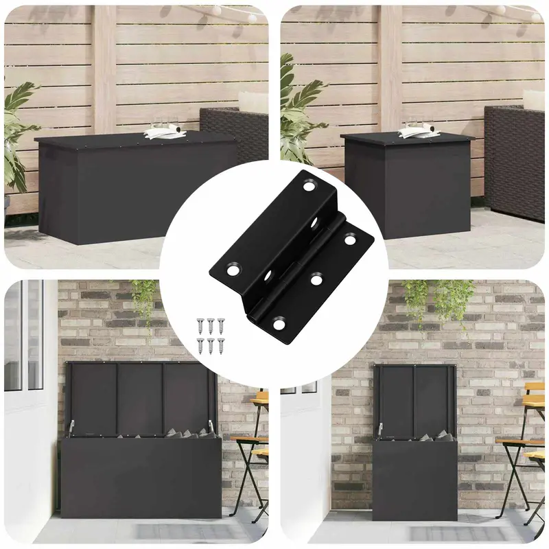 Bisagra 537 pcs Negro 38 x 17 x 60 mm Hierro