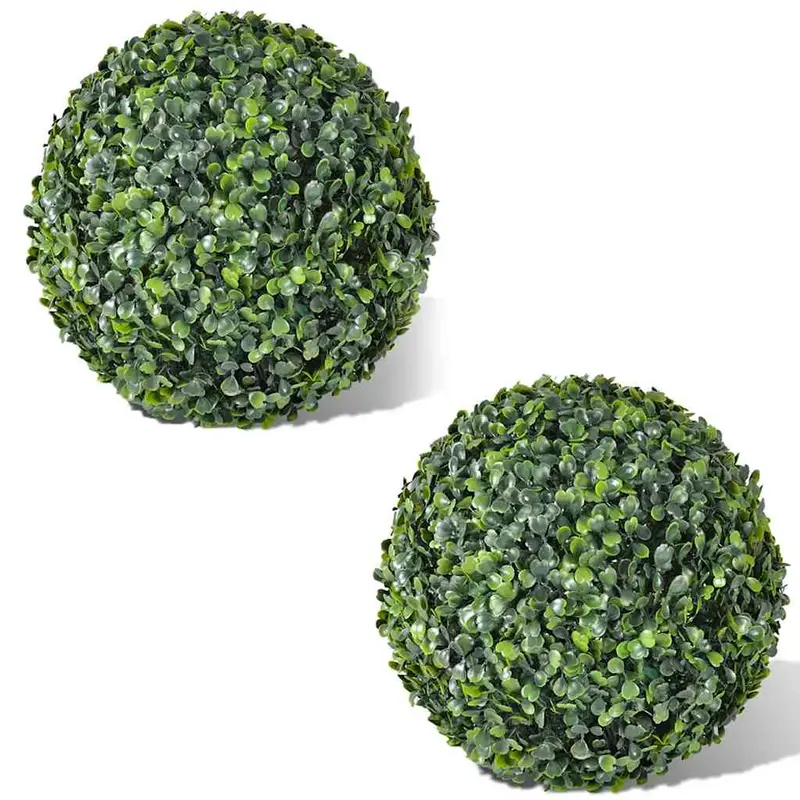 Bola de boj artificial 2 unidades 35 cm