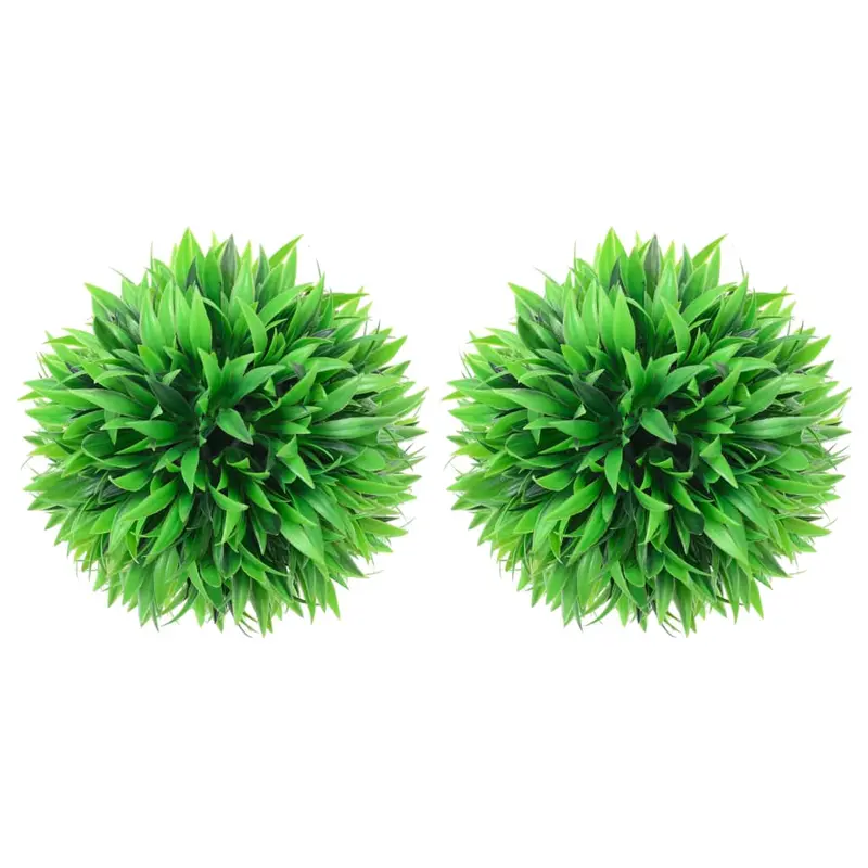 Bolas de boj artificial 2 unidades 20 cm