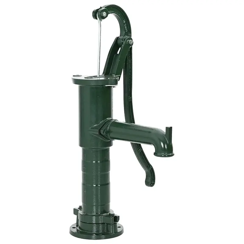 Bomba de agua manual para jardín de hierro fundido