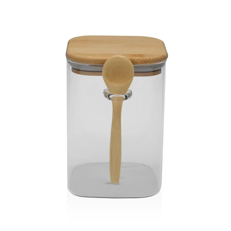 BOTE 850ML BOROSILICATO CON CUCHARA