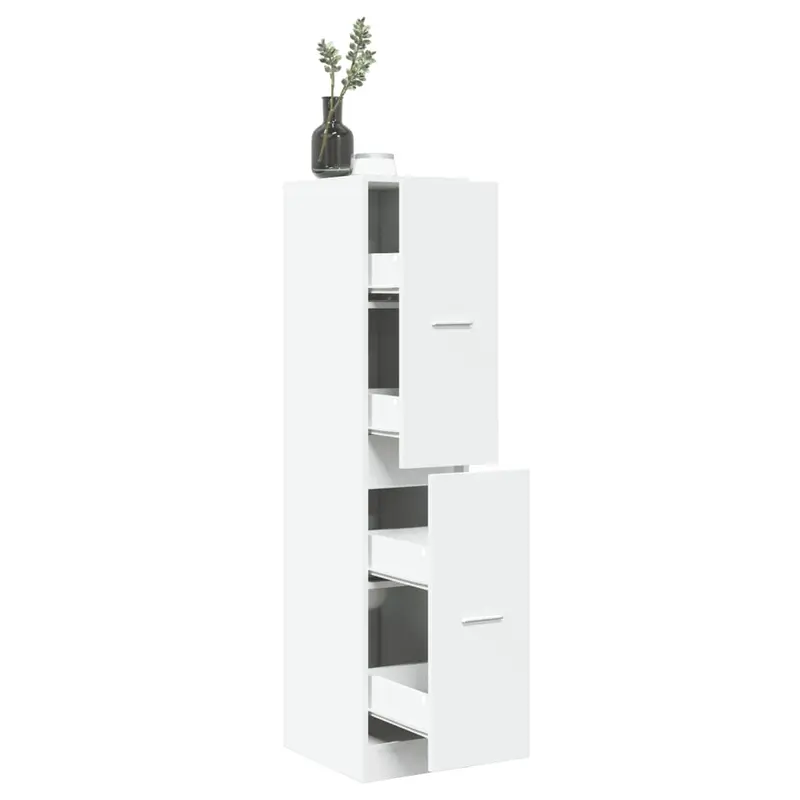 Boticario Blanco 30x41x144,5 cm Madera de Ingeniería
