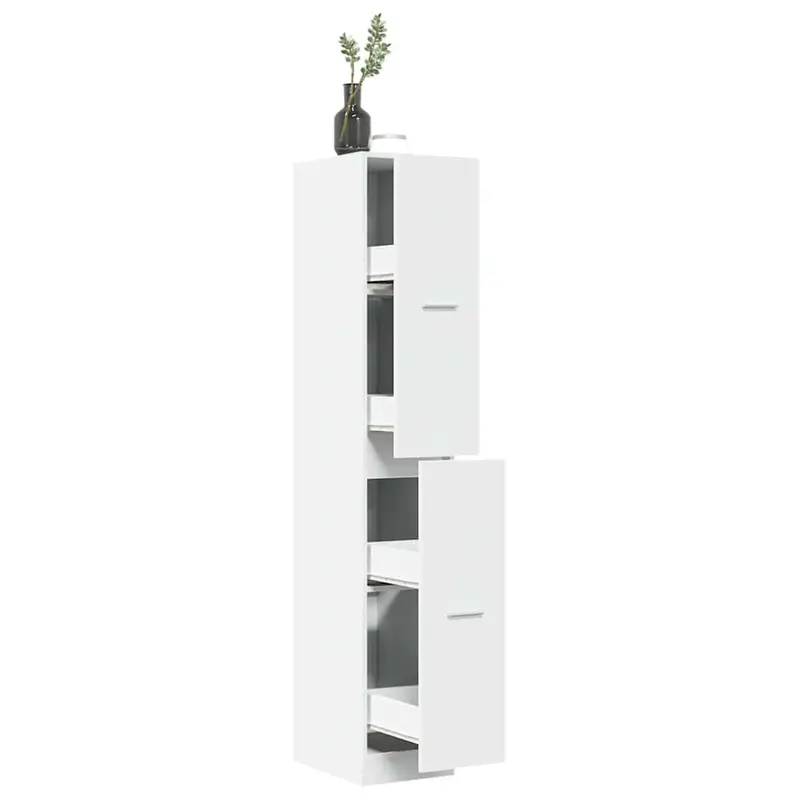Boticario Blanco 30x41x174,5 cm Madera de Ingeniería