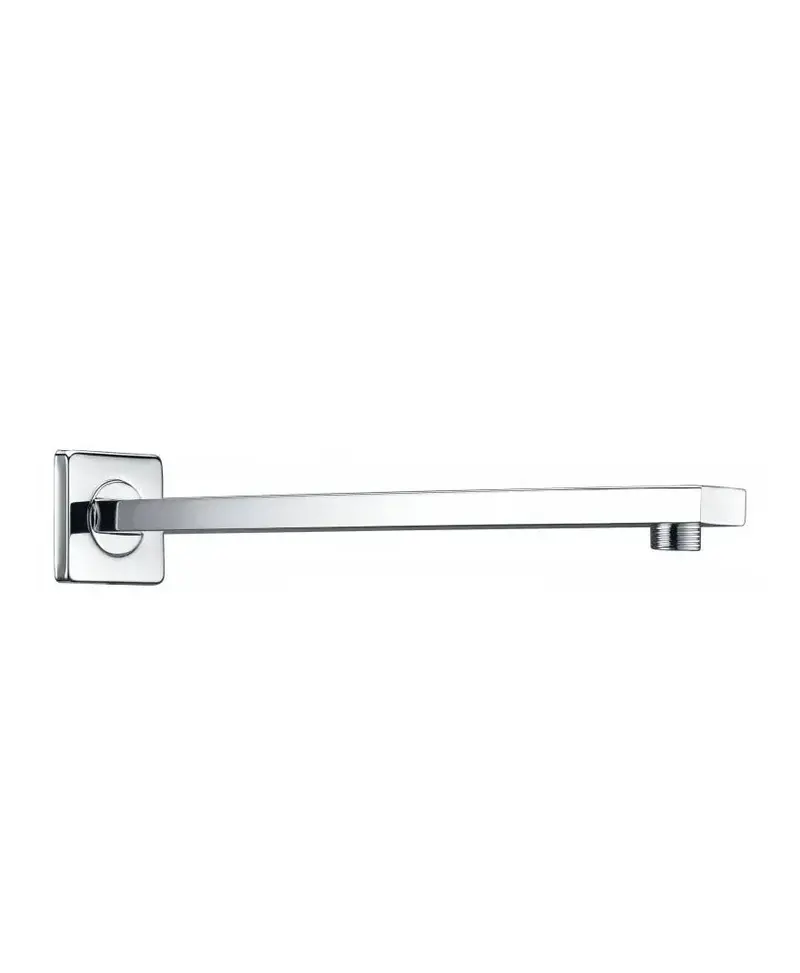 Brazo de ducha cuadrado cromado Imex 40 cm