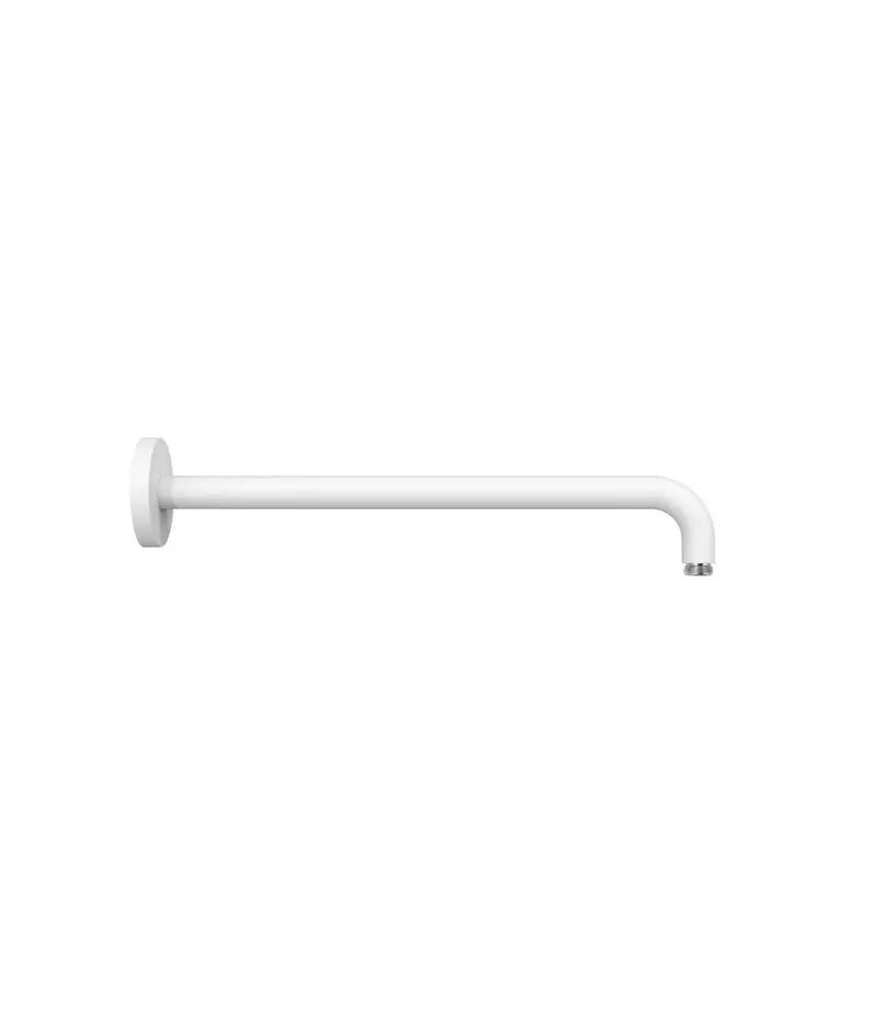 Brazo de ducha de pared para rociador de ducha con acabado blanco mate Complementos Tres