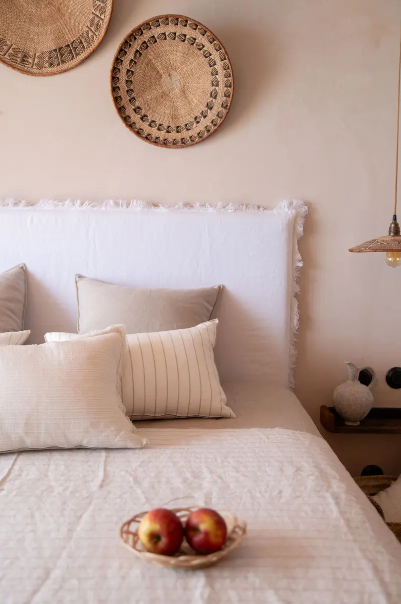 Cabecero Artesano White