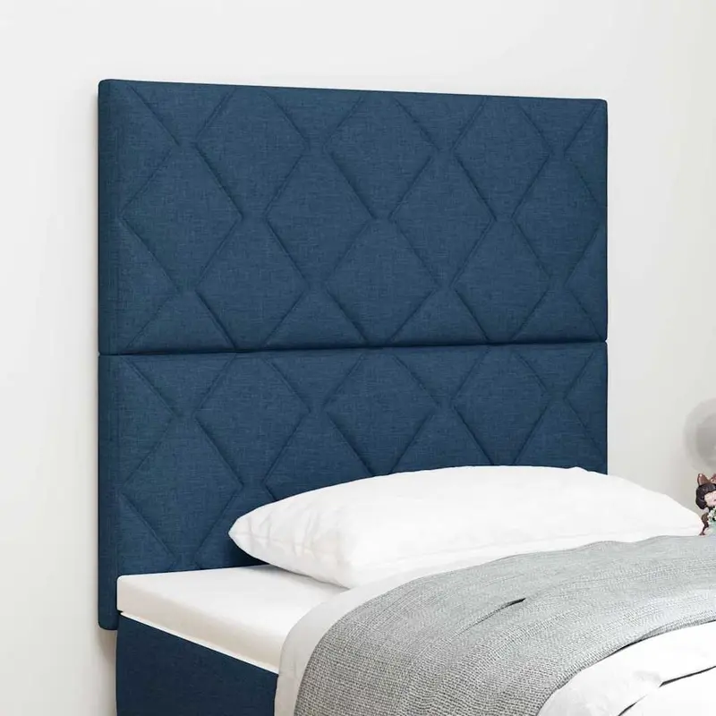 Cabecero Azul 100 cm tela