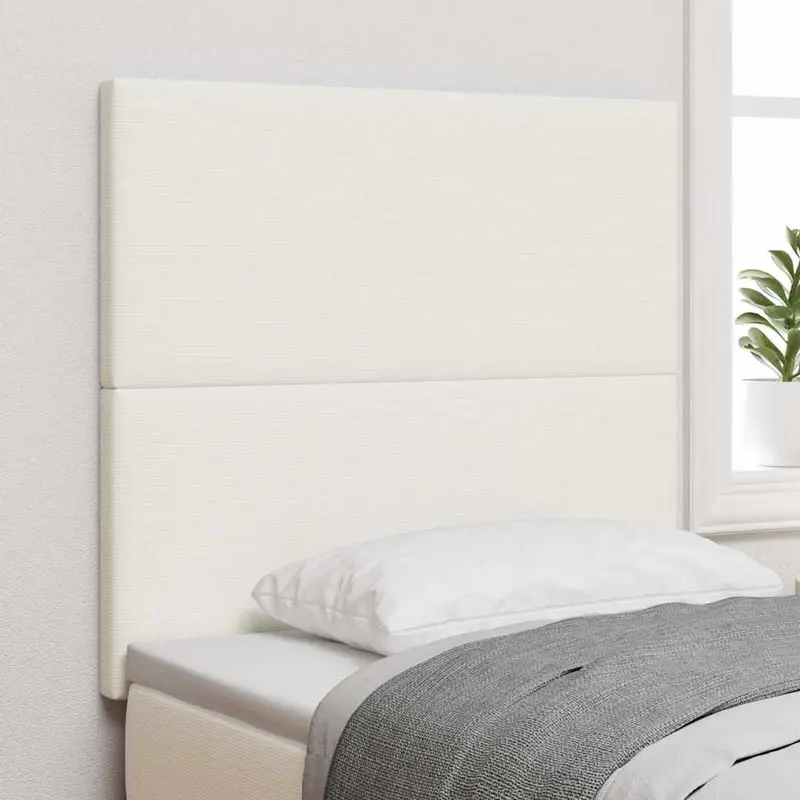 Cabecero Crema 100 cm Tela de Pana