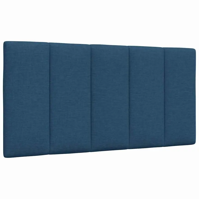 Cabecero de cama acolchado Hanko tela azul 100 cm