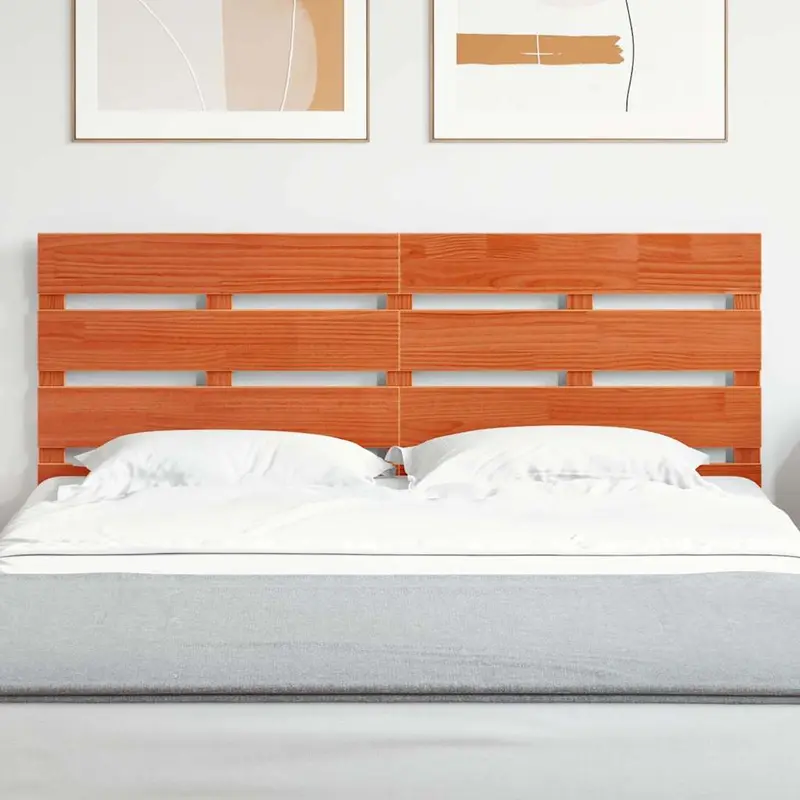 Cabecero Marrón 140,5 x 3 x 80 cm Madera de pino macizo