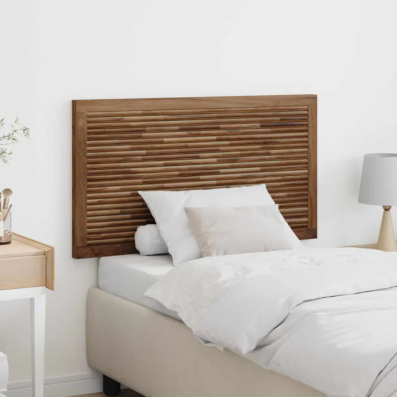 Cabecero Natural Madera de teca maciza