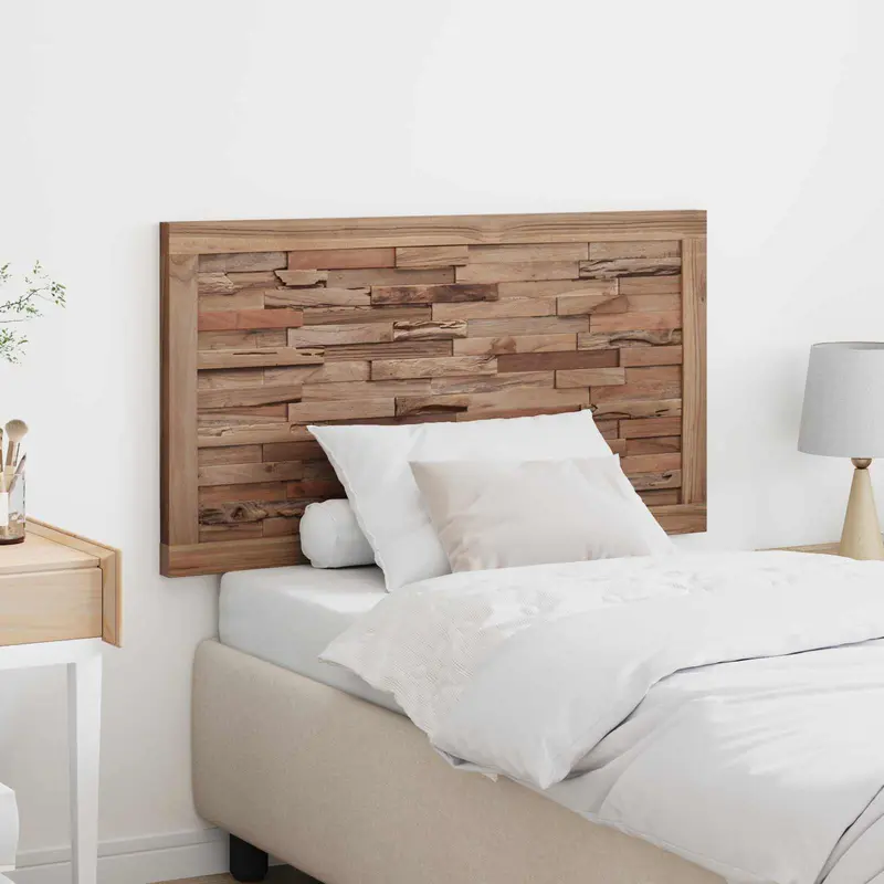 Cabecero Natural Madera de teca maciza