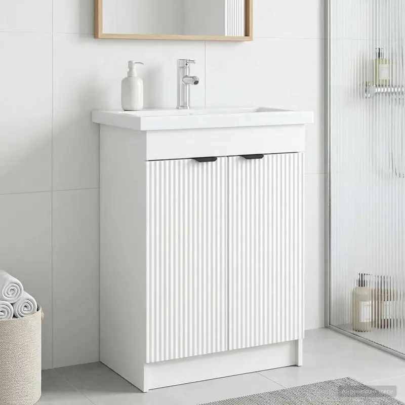 Cabinet debajo del fregadero Blanco 56 x 37,5 x 81 cm