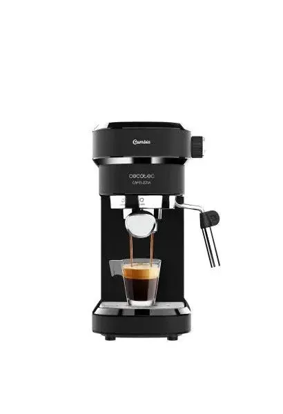 Cafetera eléctrica negra de 1350 w con vaporizador orientable y depósito de agua de 1,2 l cafelizzia 790 de Cecotec