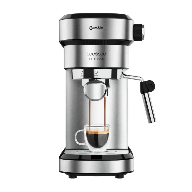 Cafetera Express de 20 Bares con Thermoblock y Vaporizador Ajustable de Cecotec