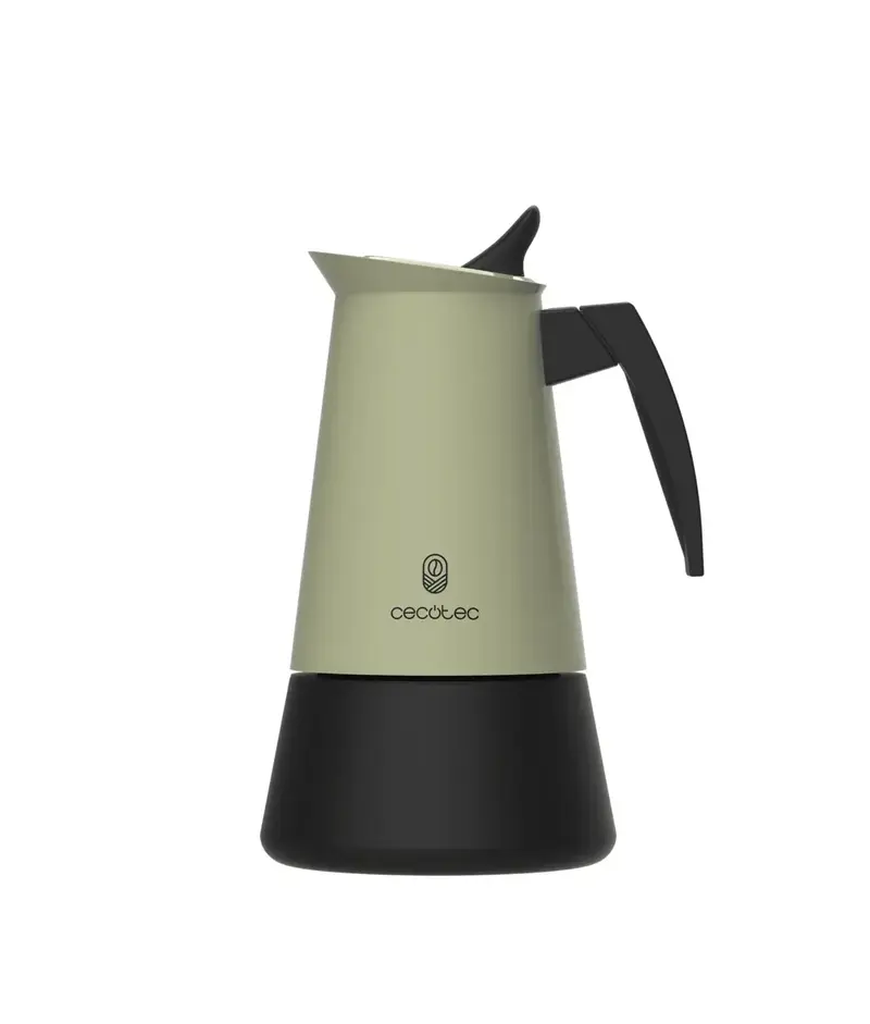 Cafetera Italiana de Acero Inoxidable para 10 Tazas