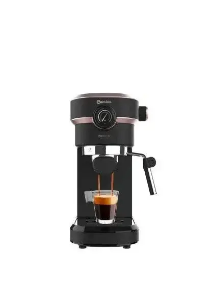Cafetera para espressos y cappuccinos 20 bares de presión acabado color negro y rosa cafelizzia 890 rose pro de Cecotec