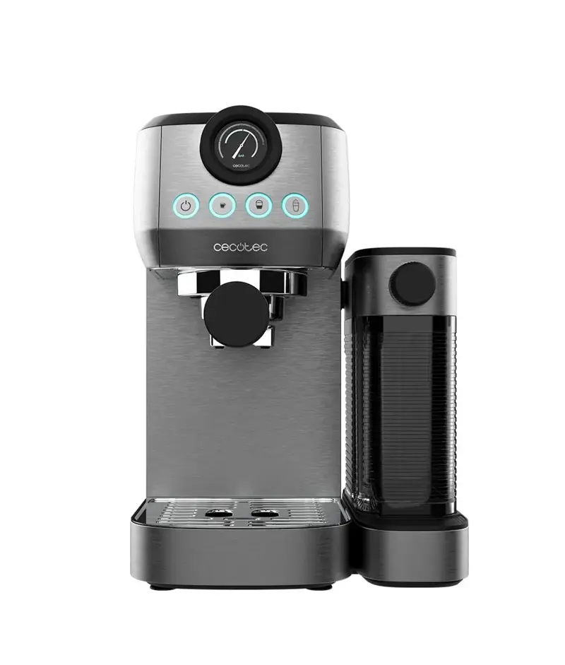 Cafetera Semiautomática 20 Bares con Thermoblock y Tanque de Leche de Cecotec