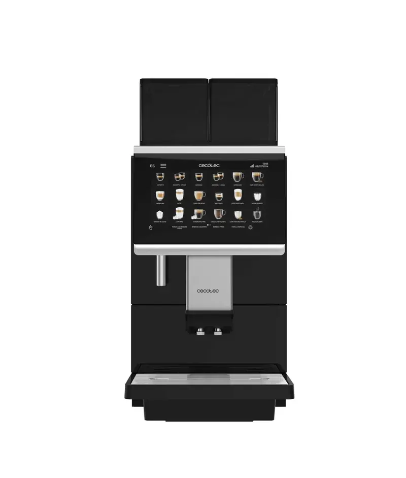 Cafetera superautomática Cremmaet Lounge con 4 tolvas para un café perfecto y eficiente de Cecotec