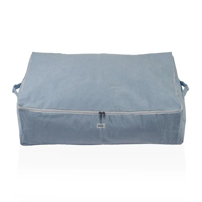 CAJA ALMACENAMIENTO CORDUROY AZUL XL