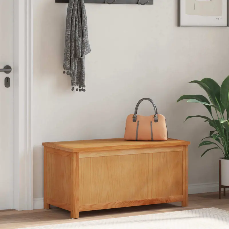 Caja de Almacenamiento Natural Madera de ingeniería