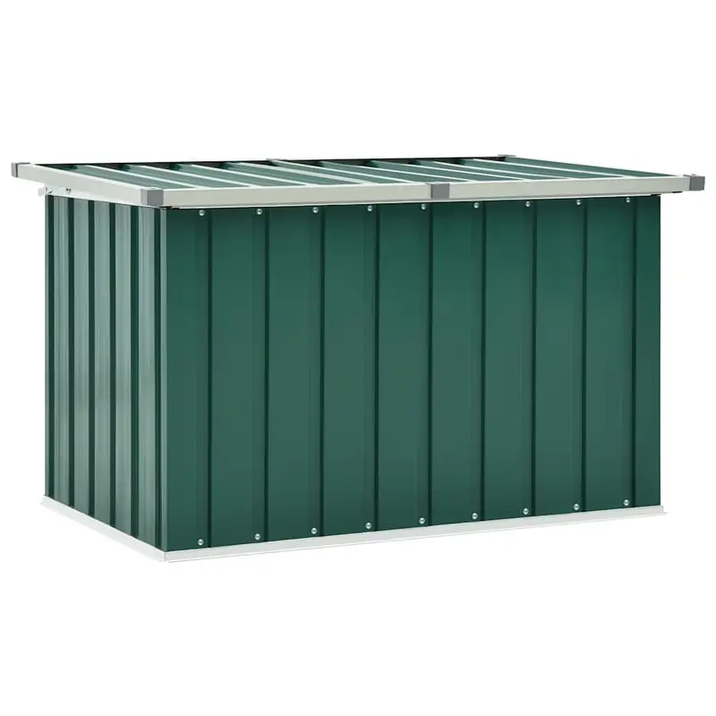 Caja de almacenamiento para jardín verde 109x67x65 cm